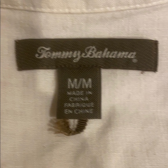 Tommy Bahama sunset chambray linen shirt - Picture 2 of 9